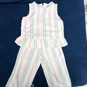 Carter's Pastel Striped Kids Matching Set